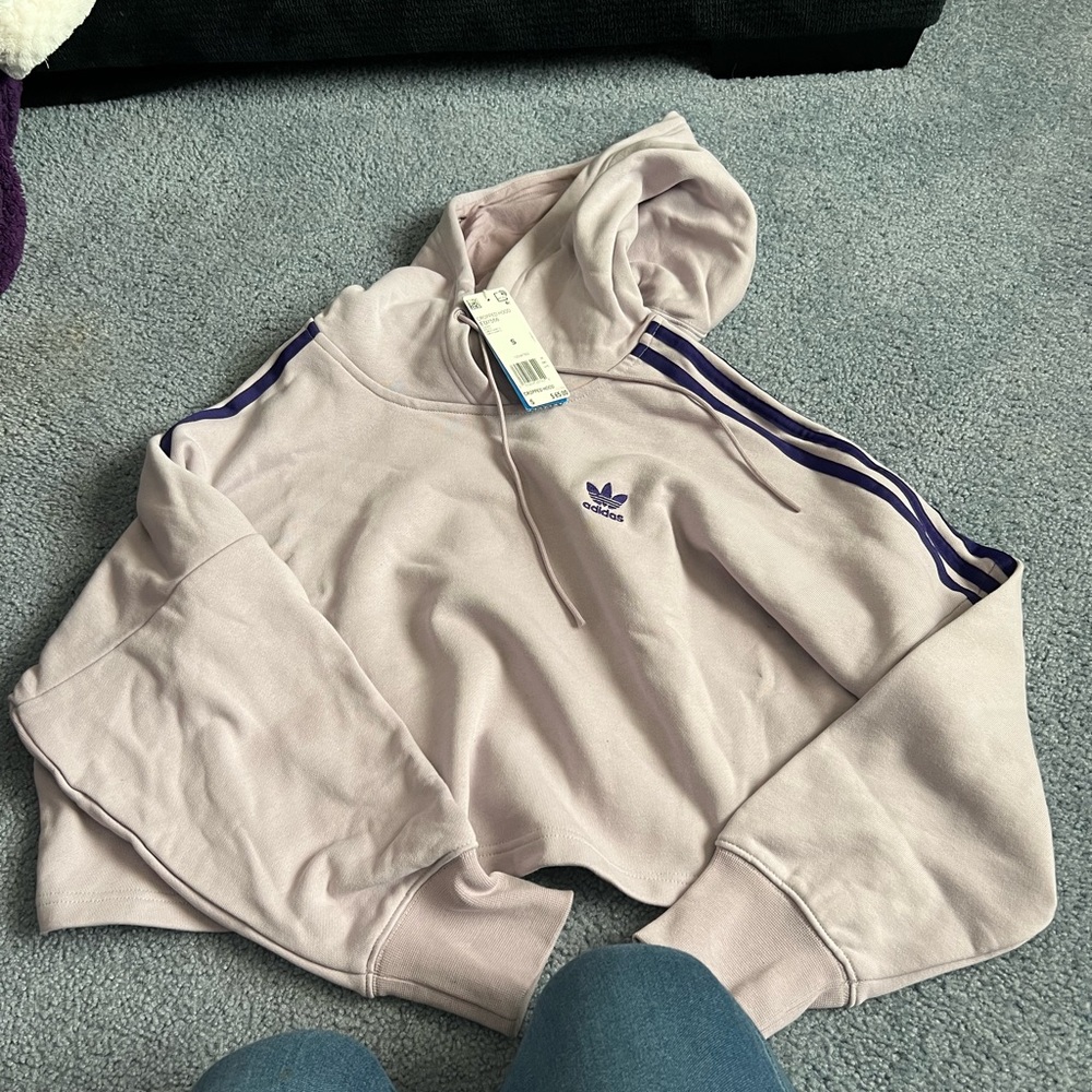 adidas Purple and Lavender Hoodie
